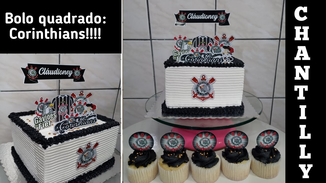 Bolo Decorado Corinthians