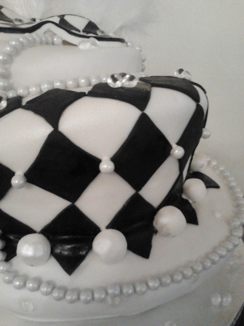 Harlequin Decorated Cake