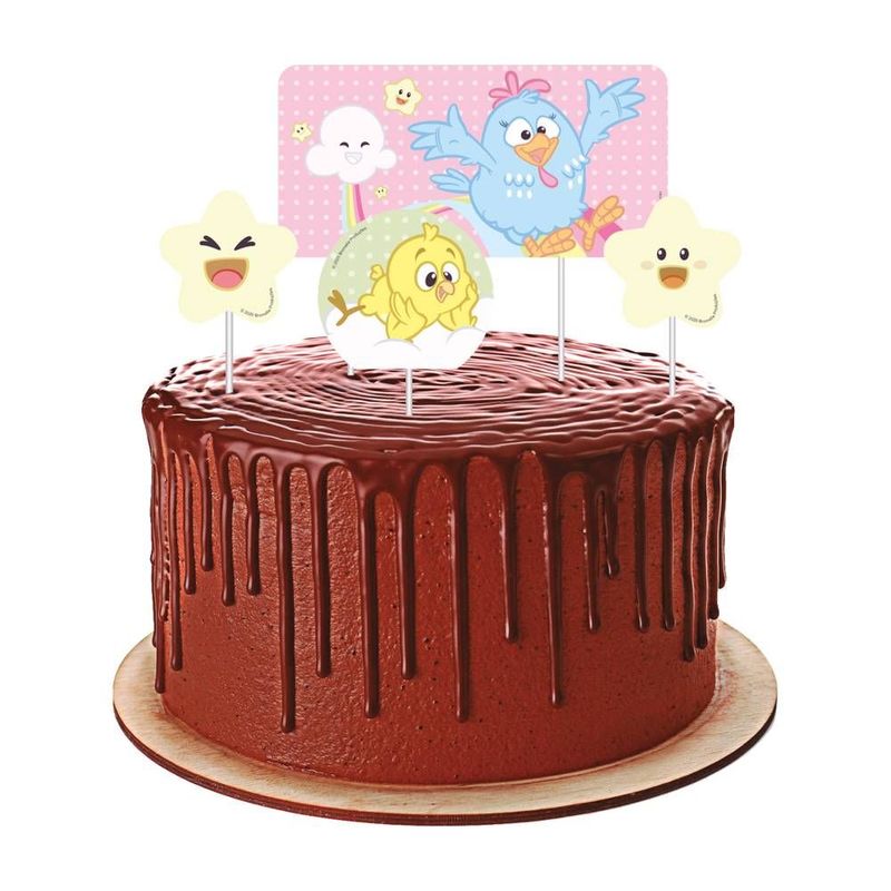 Pintadinha Chicken Decorated Cake