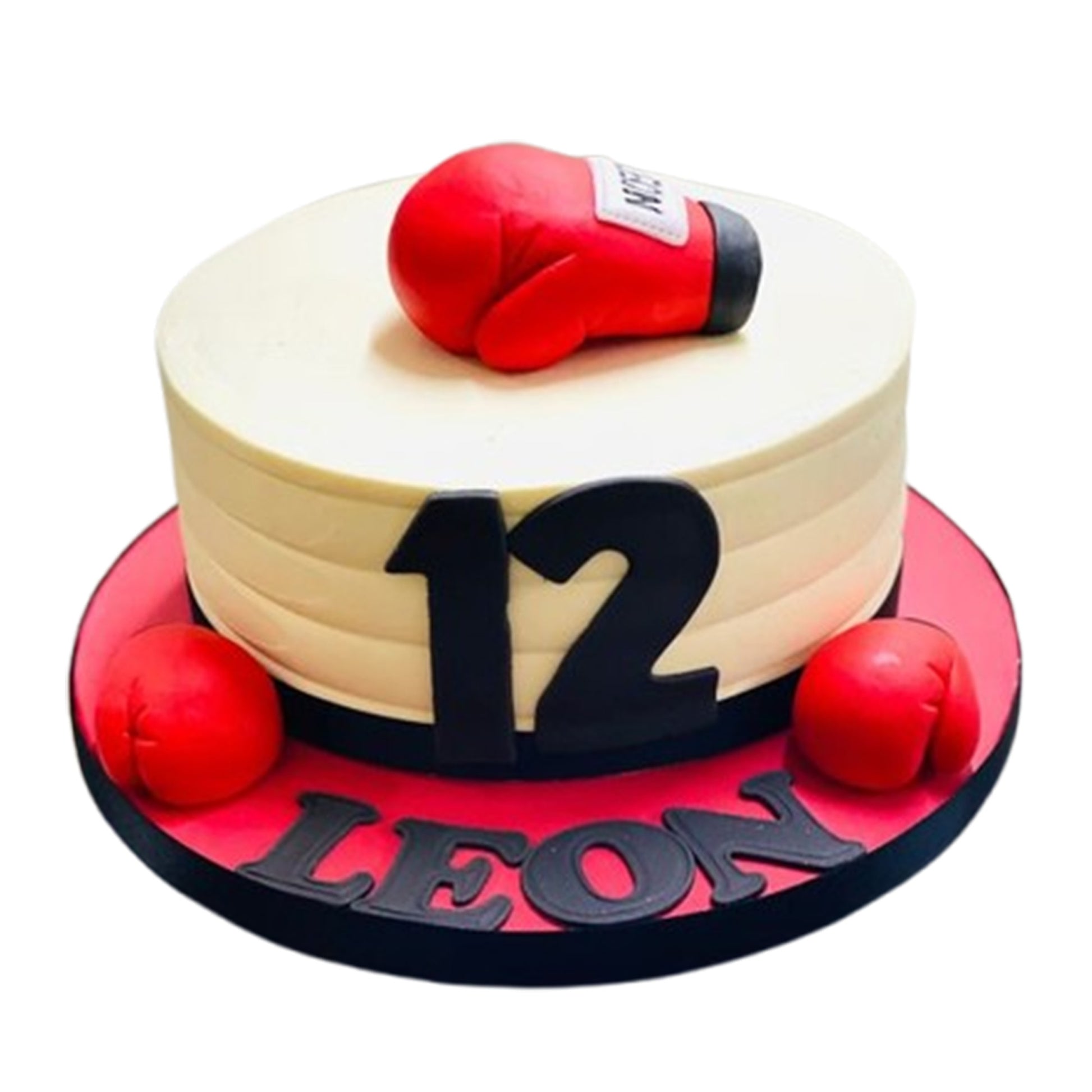 Boxing Decorated Cake