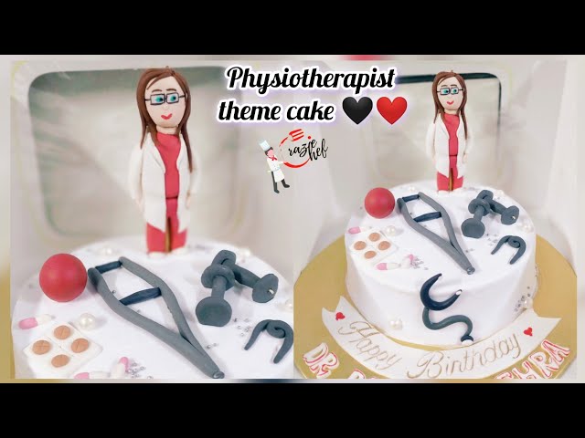 Physiotherapy Decorated Cake