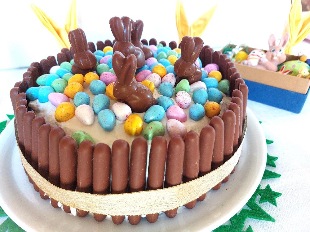 Easter decorated cake