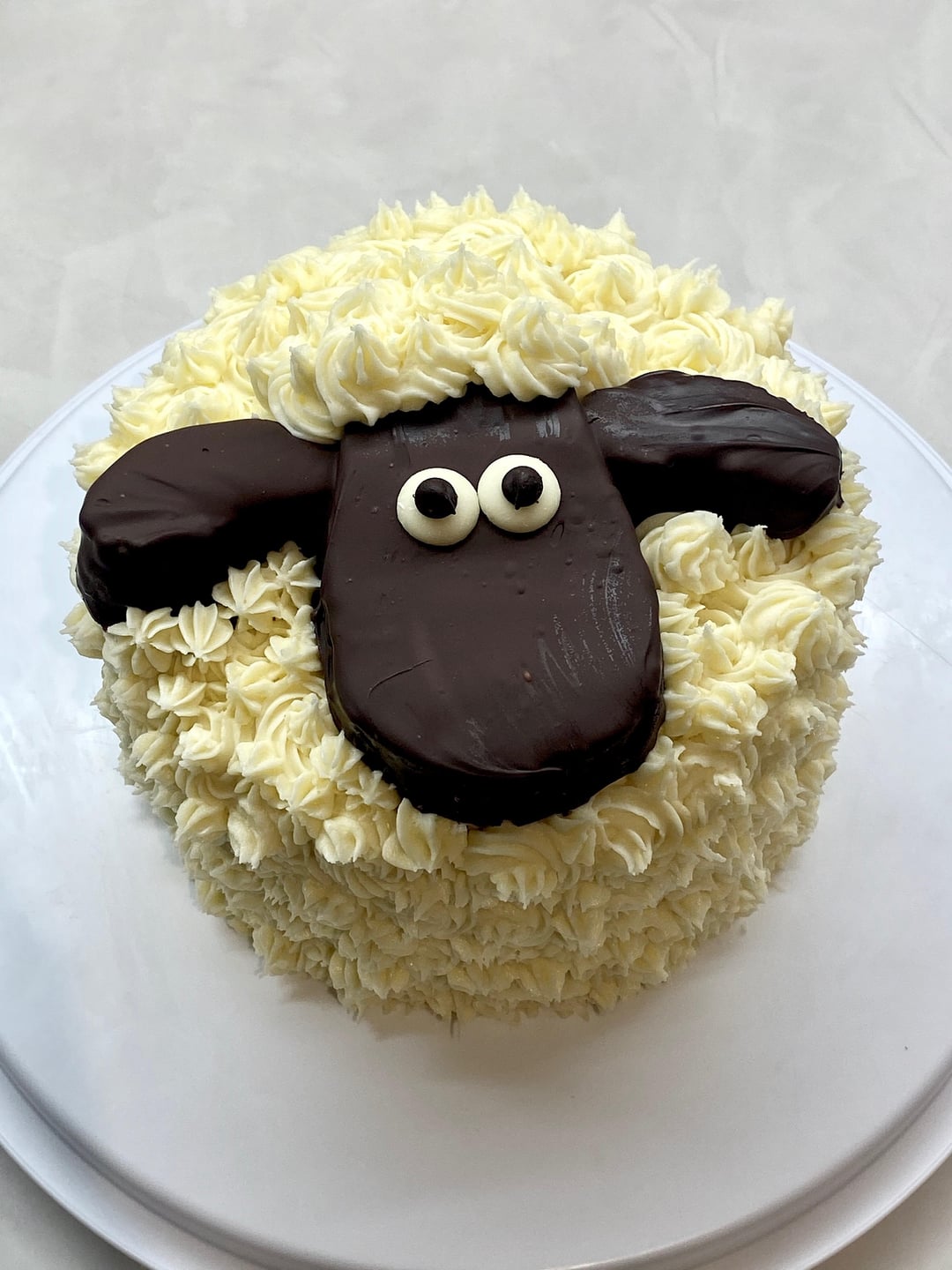 Sheep Decorated Cake