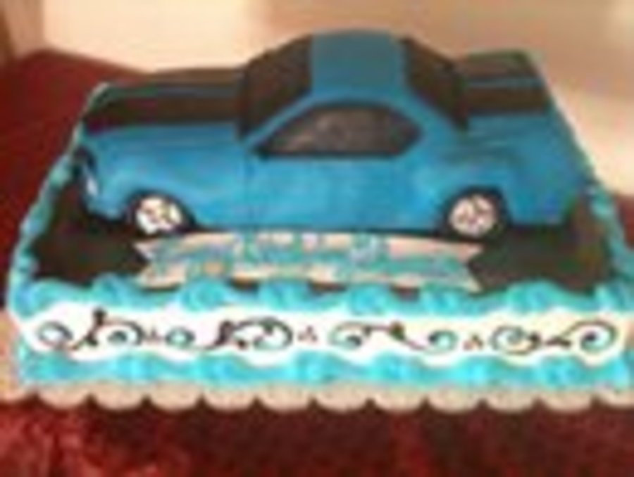 Camaro Decorated Cake