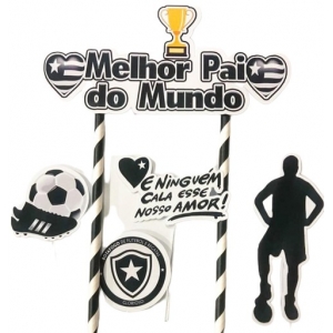 Bolo Decorado Botafogo