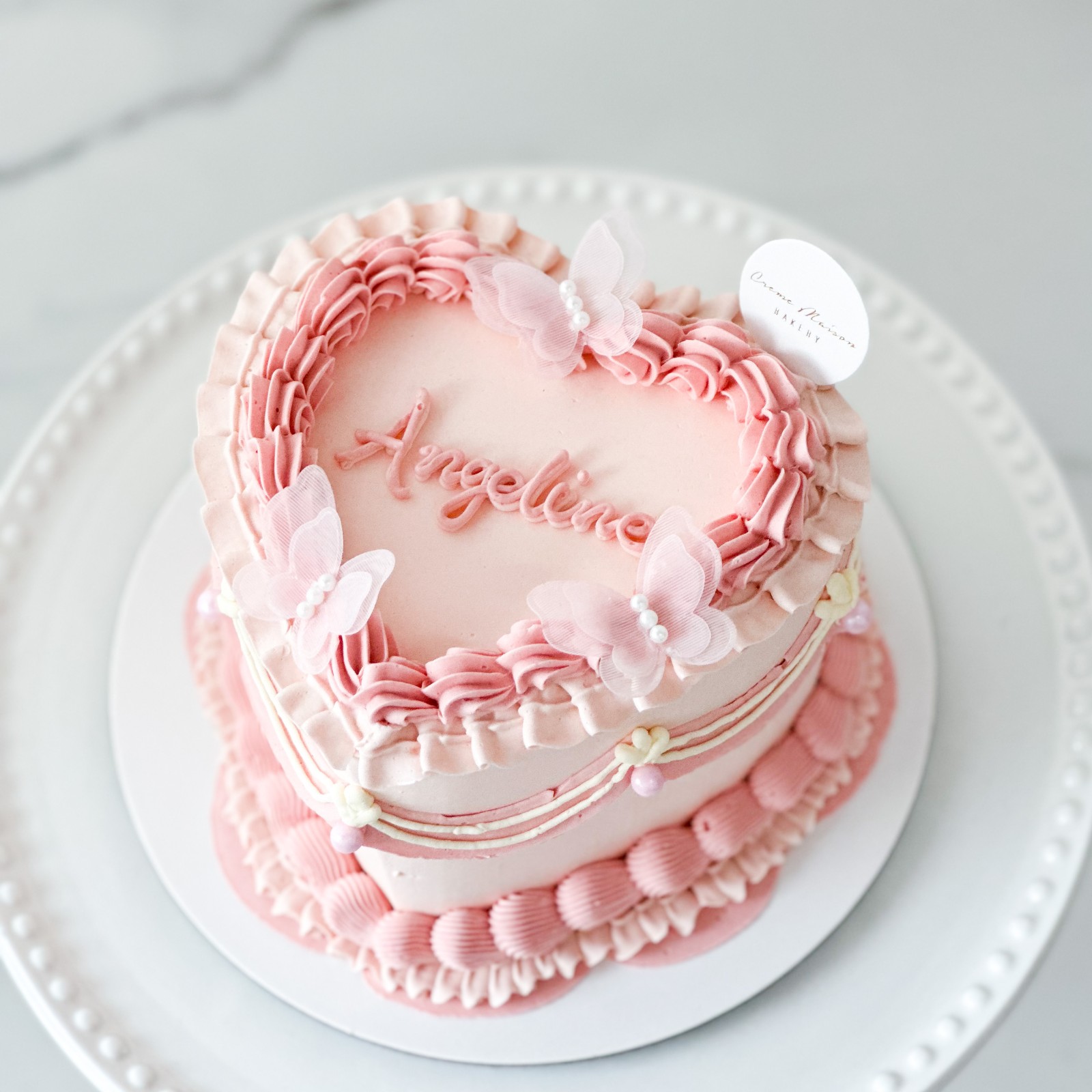 Pink Decorated Cake