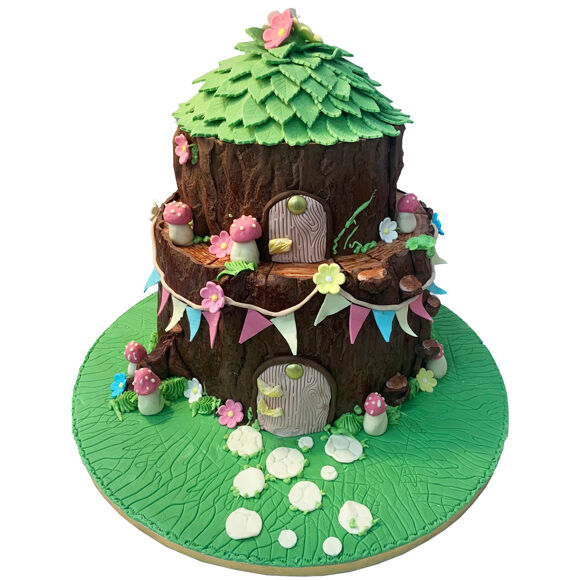 Forest Decorated Cake