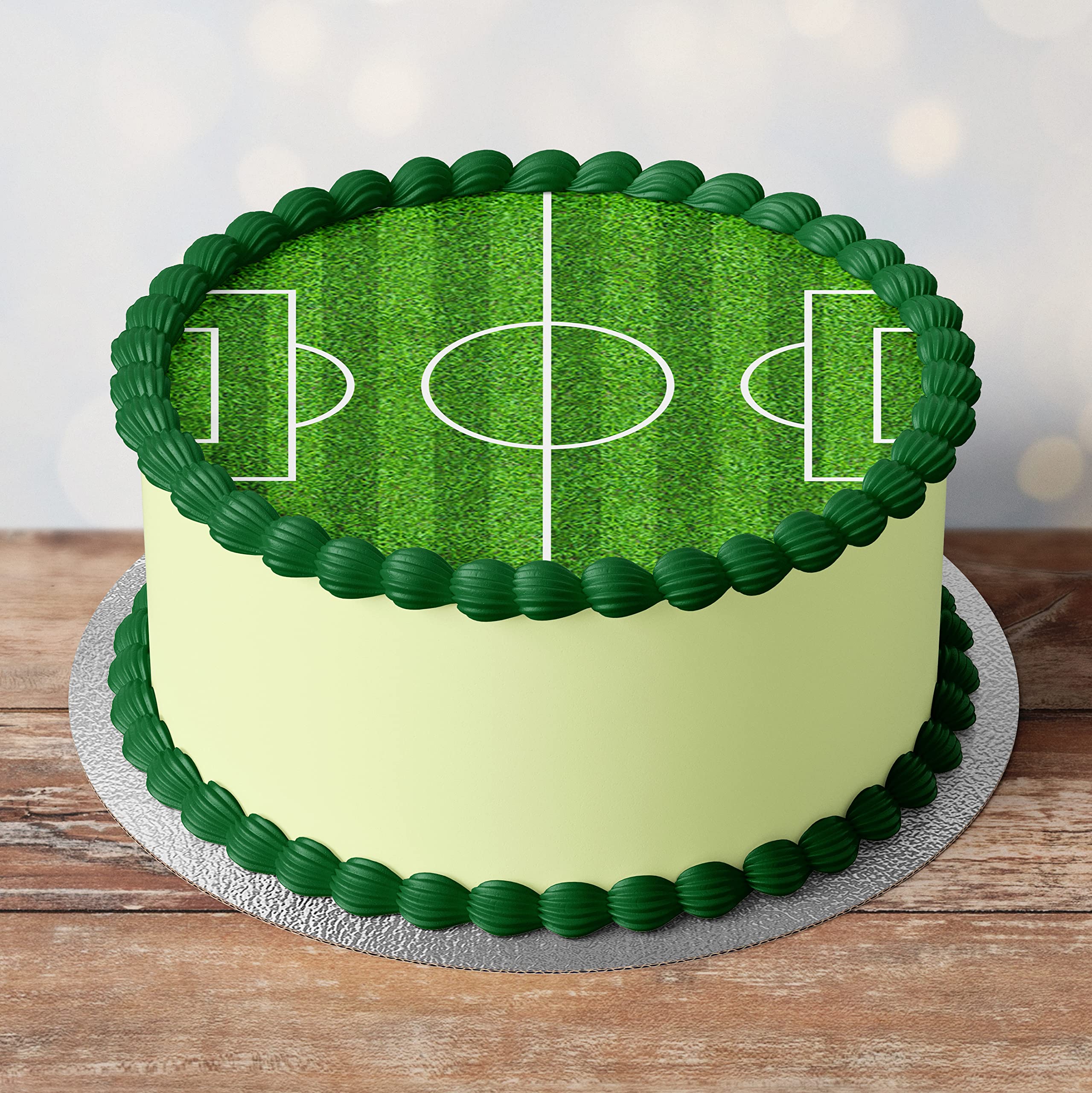 Football Field Decorated Cake