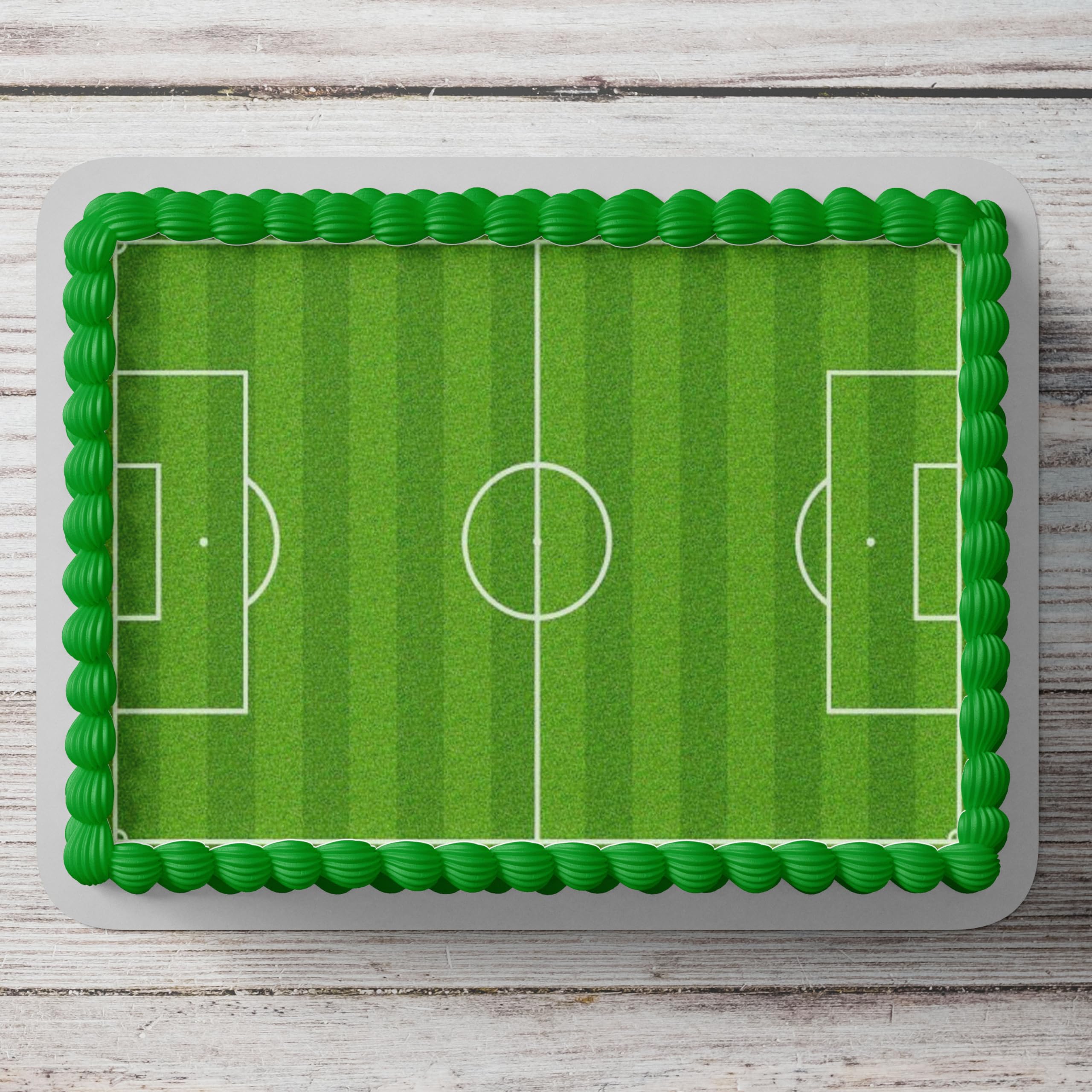 Football Field Decorated Cake