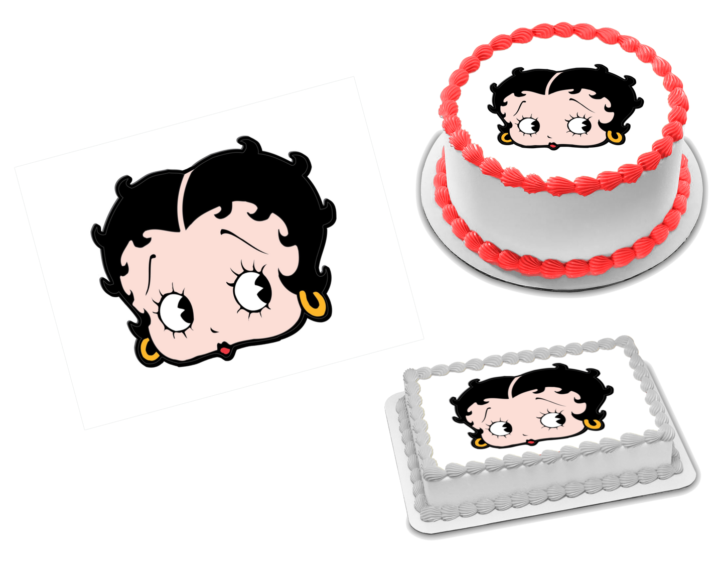 Betty Boop Decorated Cake