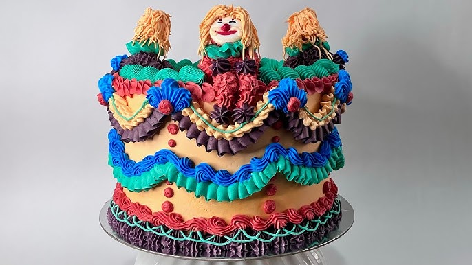 Clown Decorated Cake