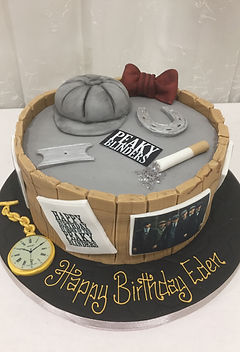 Peaky Blinders Decorated Cake