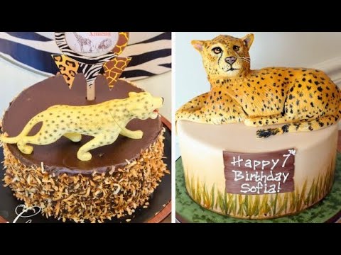 Jaguar Decorated Cake