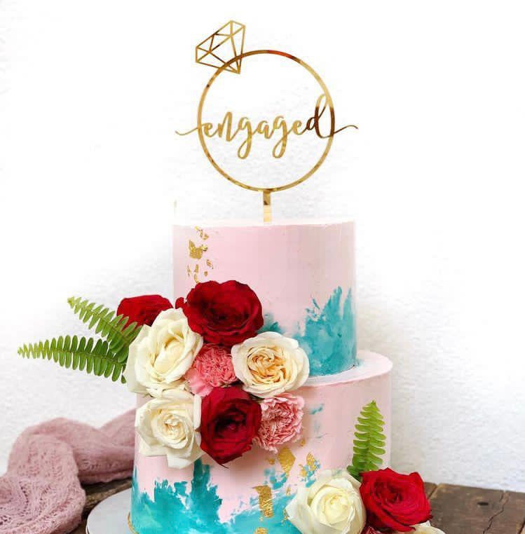 Diamond Decorated Cake