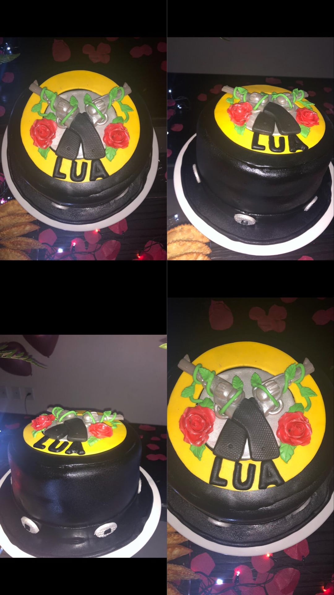 Guns N Roses Decorated Cake