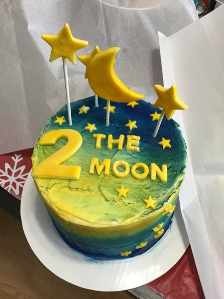 Decorated Moon Cake