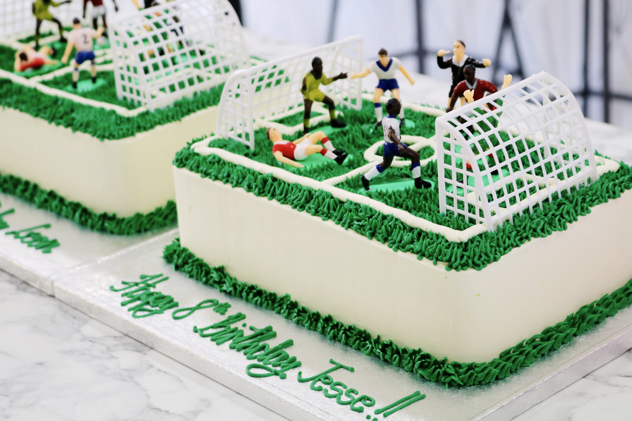 Football Field Decorated Cake