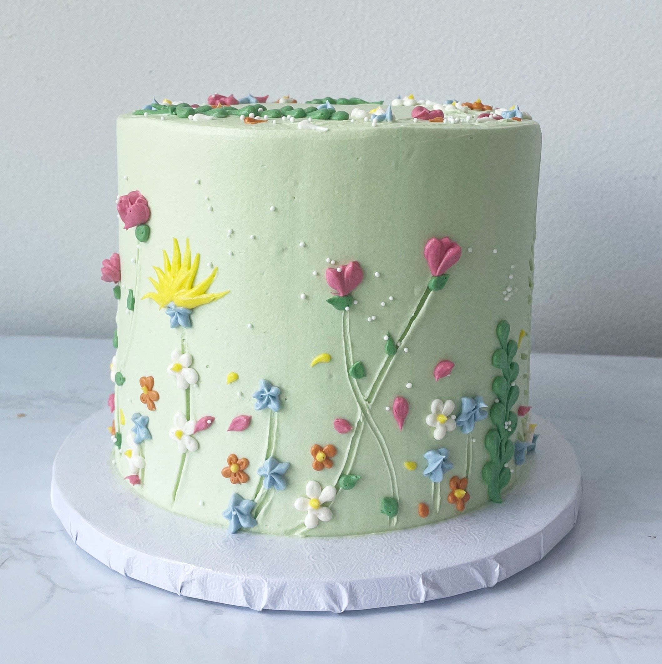 Nature Decorated Cake