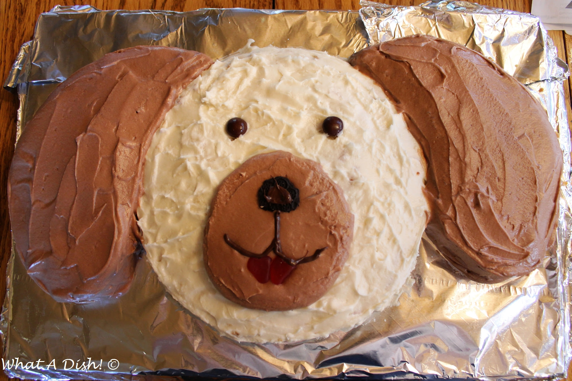 Decorated Dog Cake