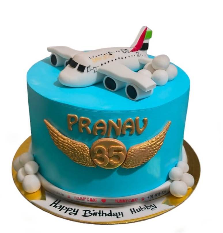 Airplane Decorated Cake