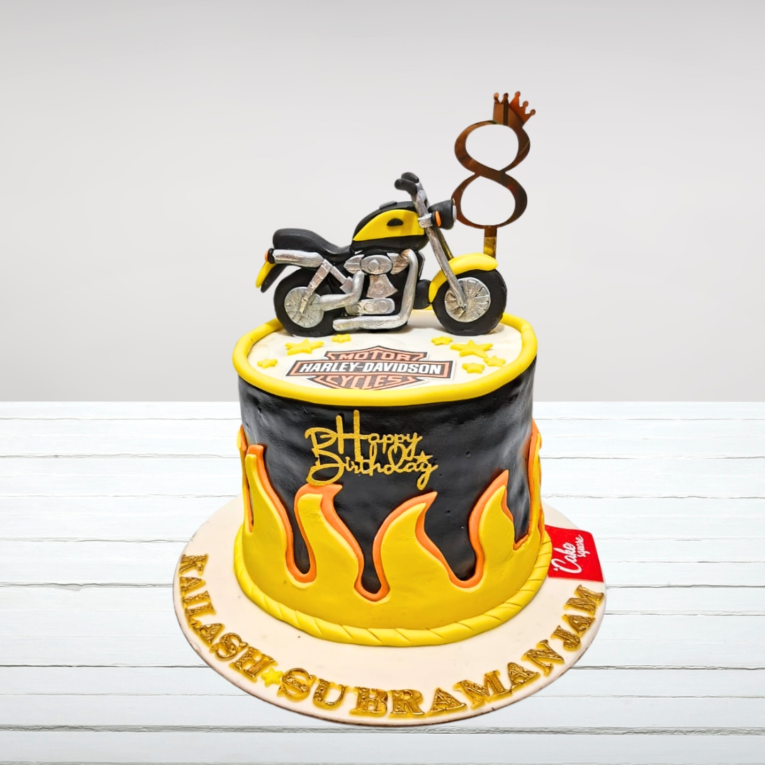 Decorated Cake Motorcycles