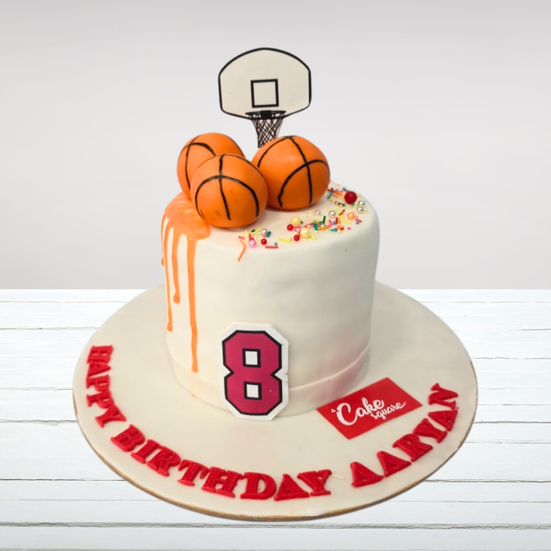 Basketball Decorated Cake