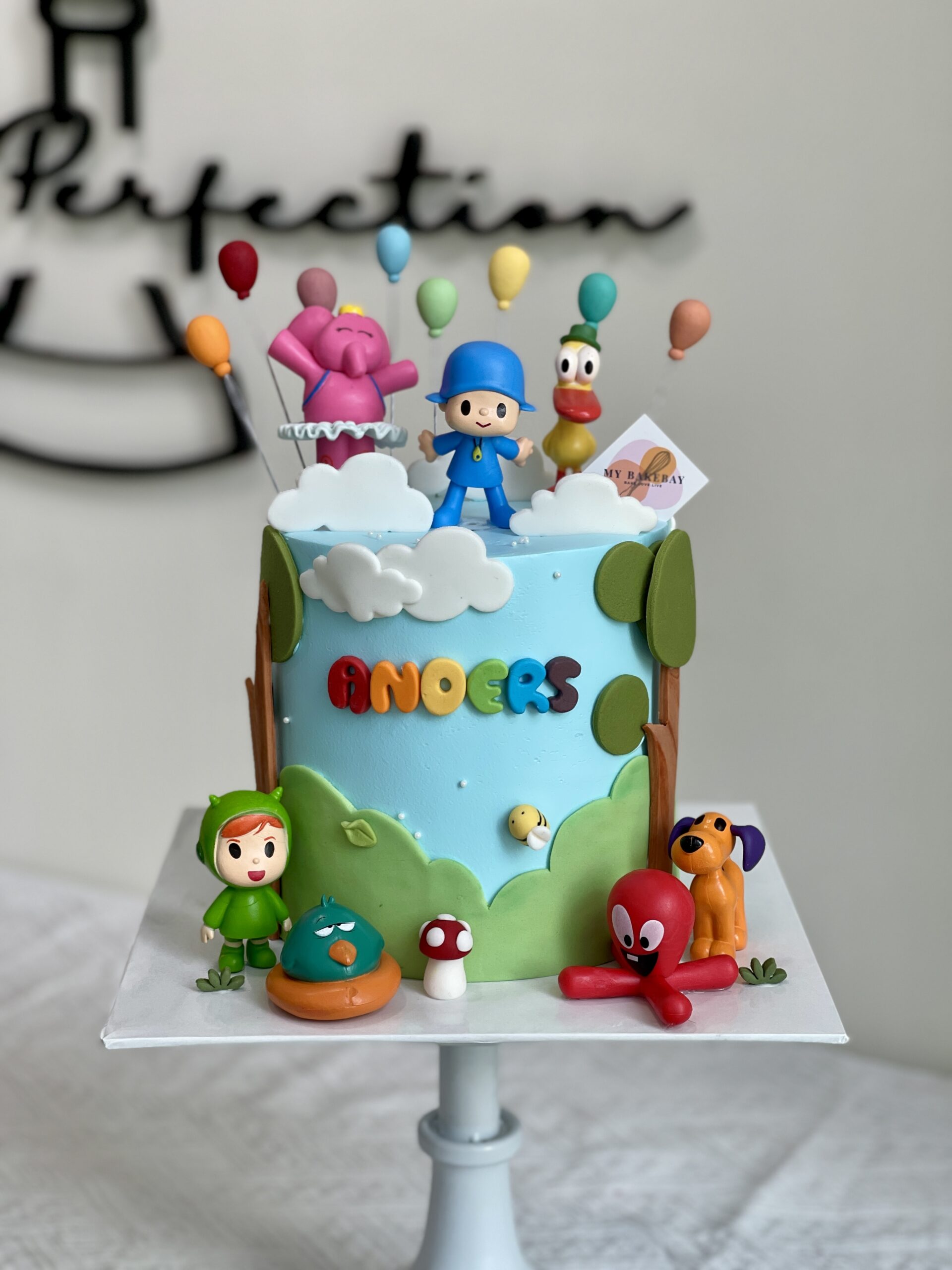 Pocoyo Decorated Cake