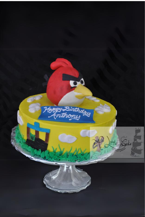 Bird Decorated Cake