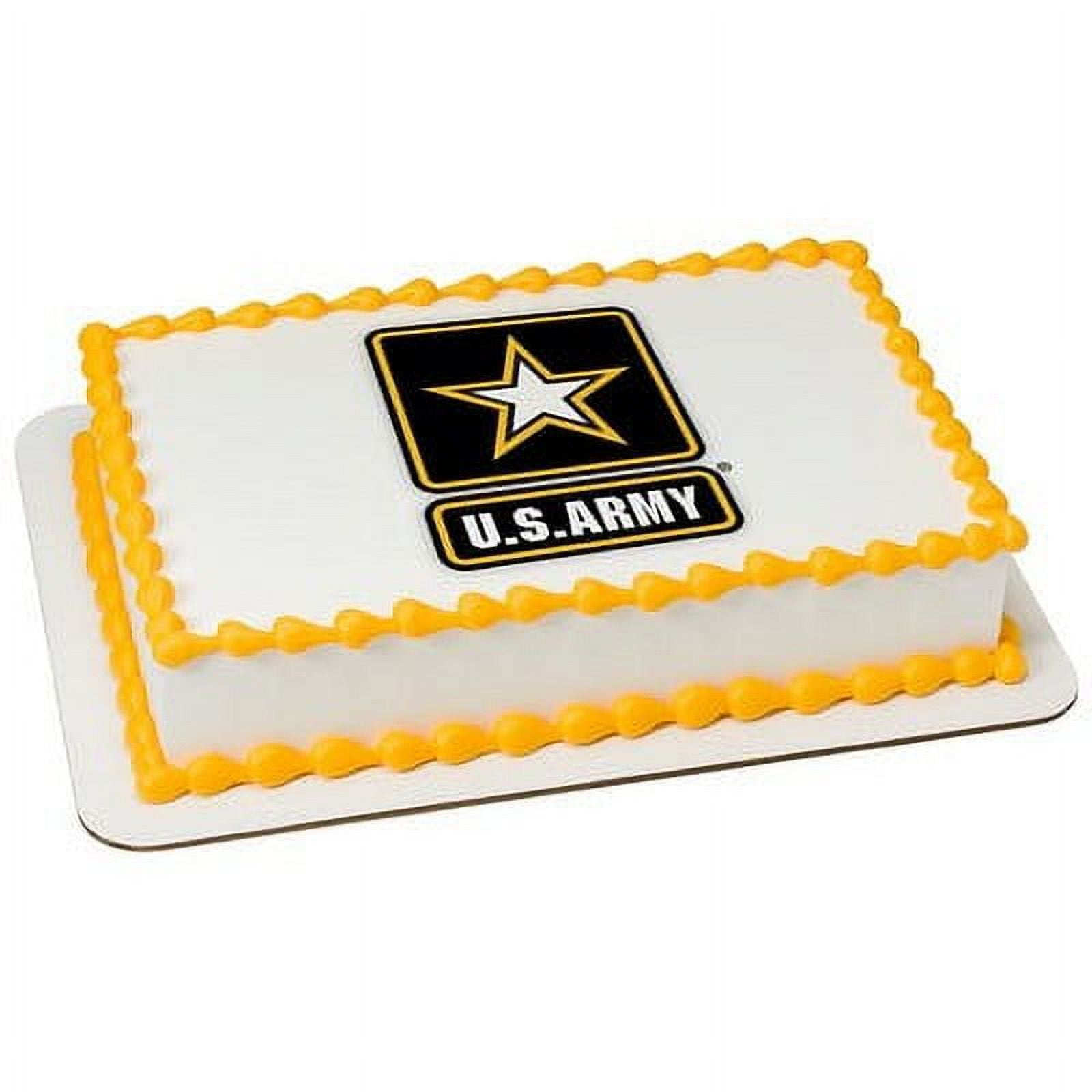 Decorated Army Cake