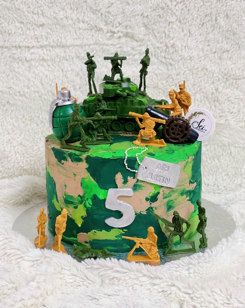 Decorated Army Cake