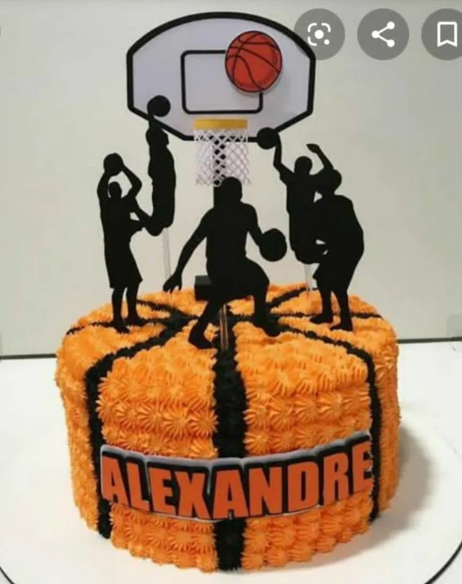 Bolo Decorado Basquete