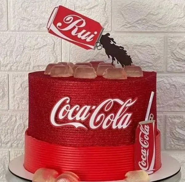 Coca Cola decorated cake