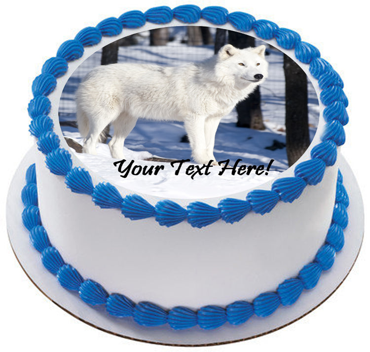 Wolf Decorated Cake