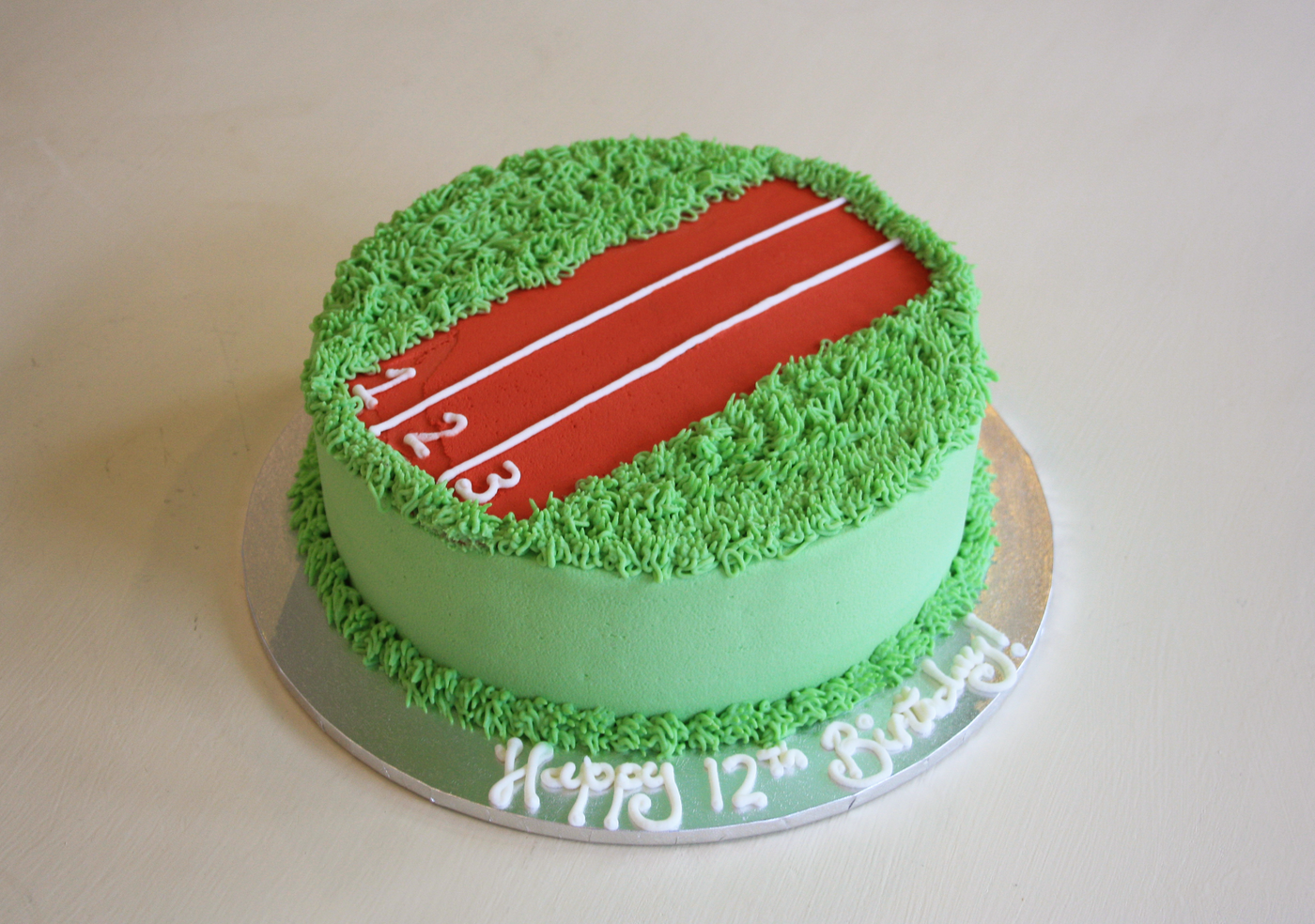 athletic decorated cake