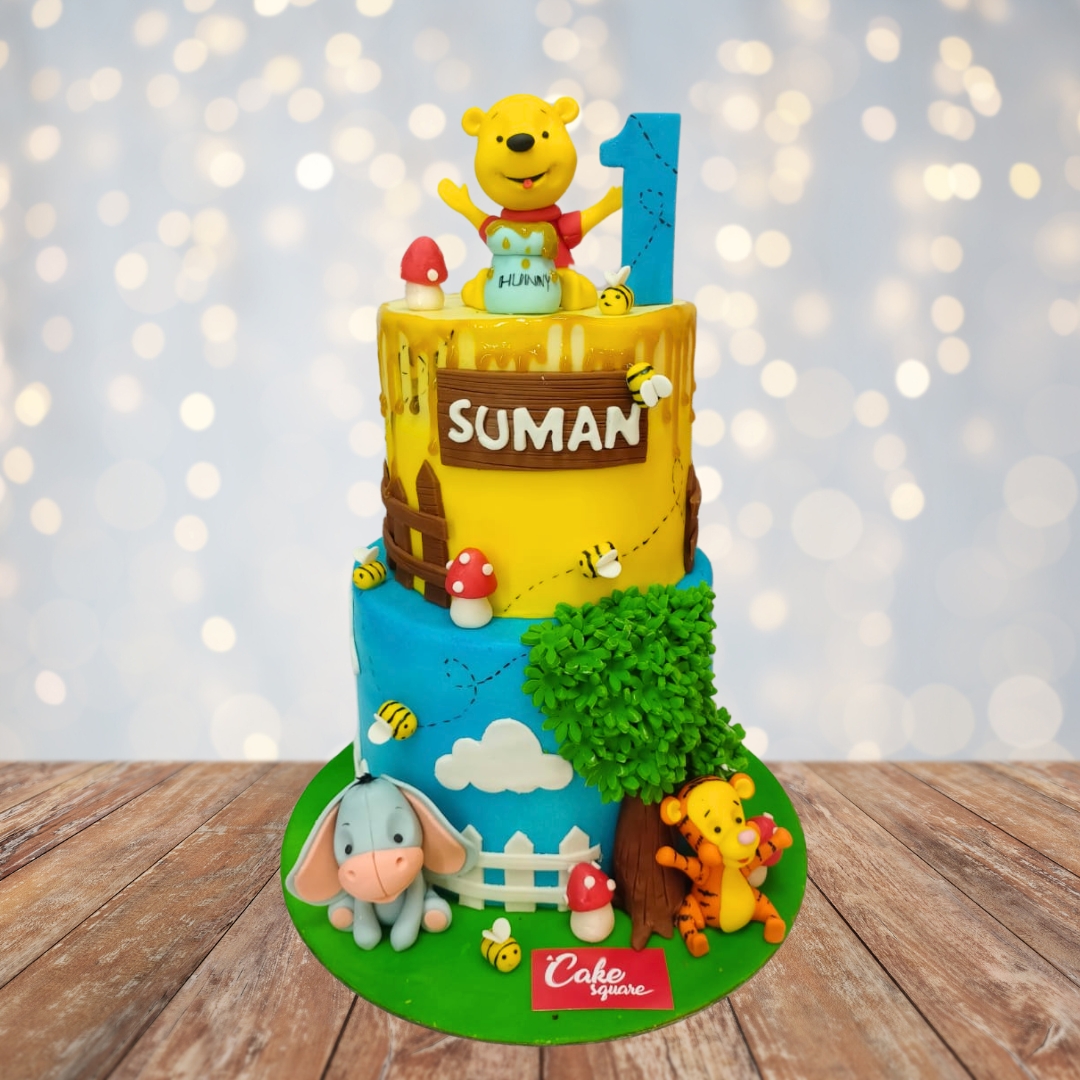 Winnie the Pooh Decorated Cake