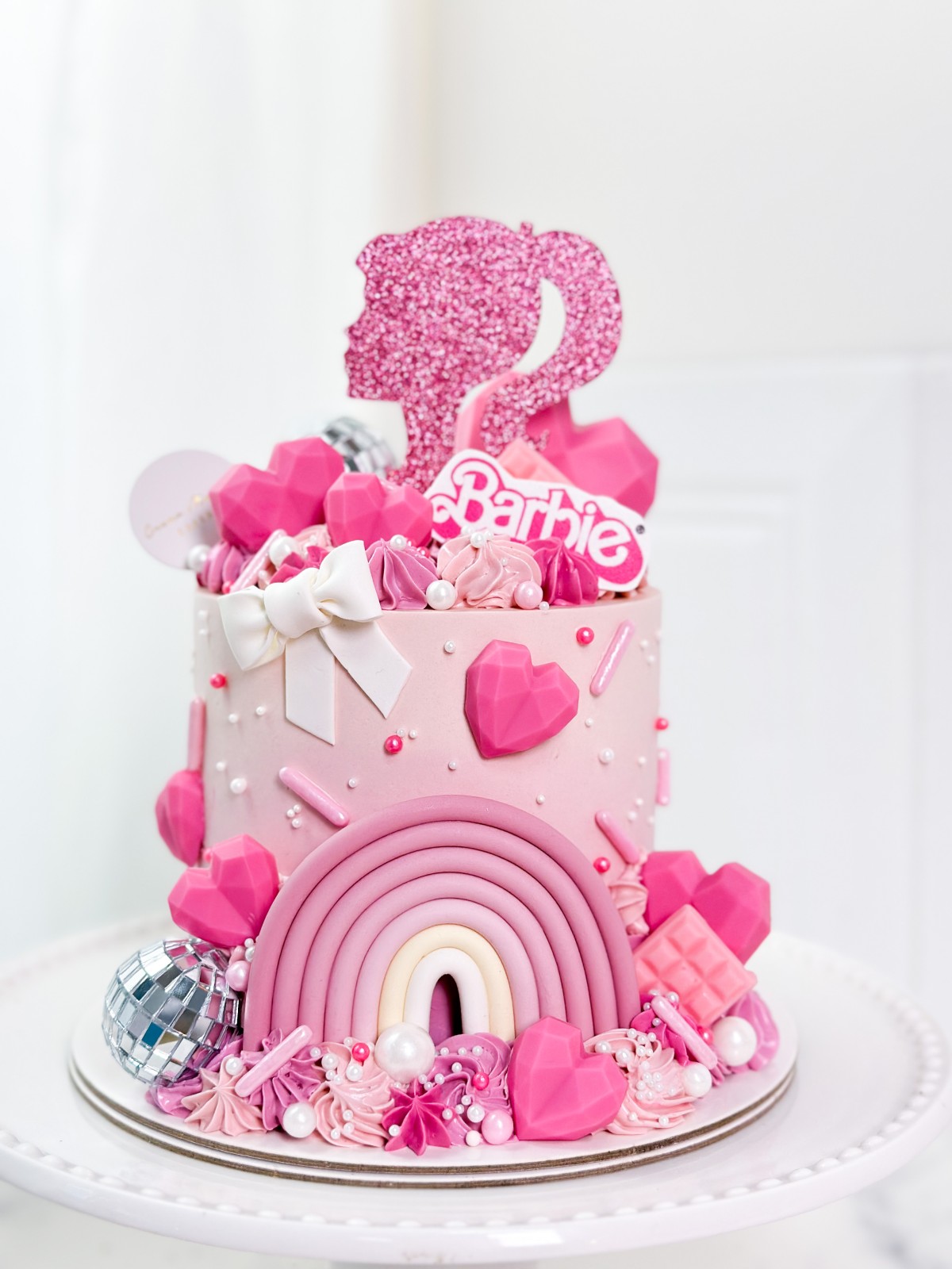 Barbie decorated cake