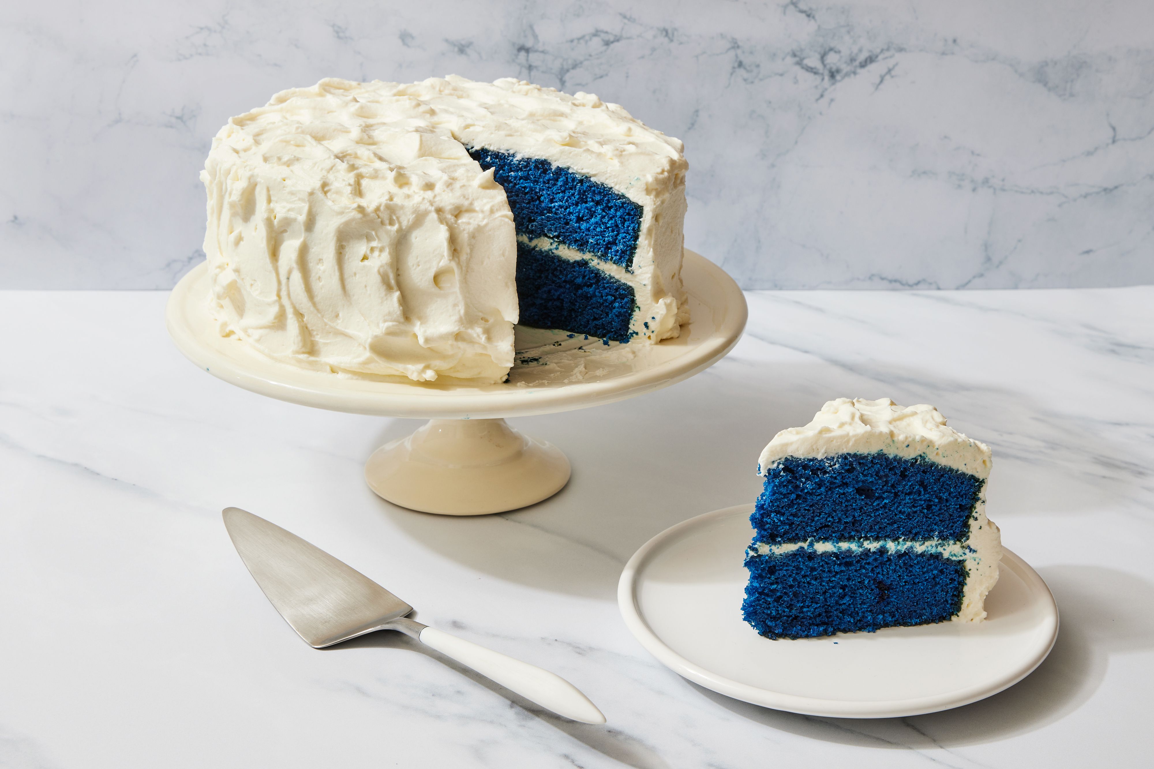 Blue Decorated Cake