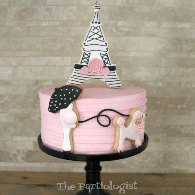 Paris decorated cake