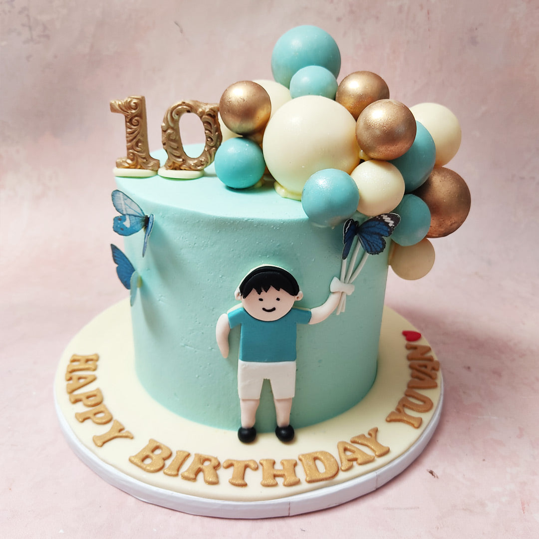 Balloon Decorated Cake