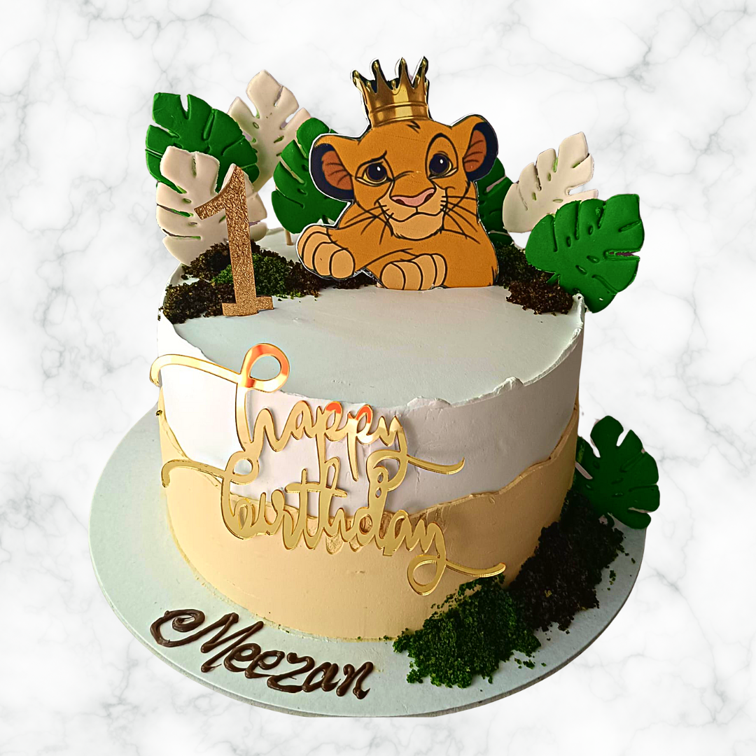 Lion King Decorated Cake