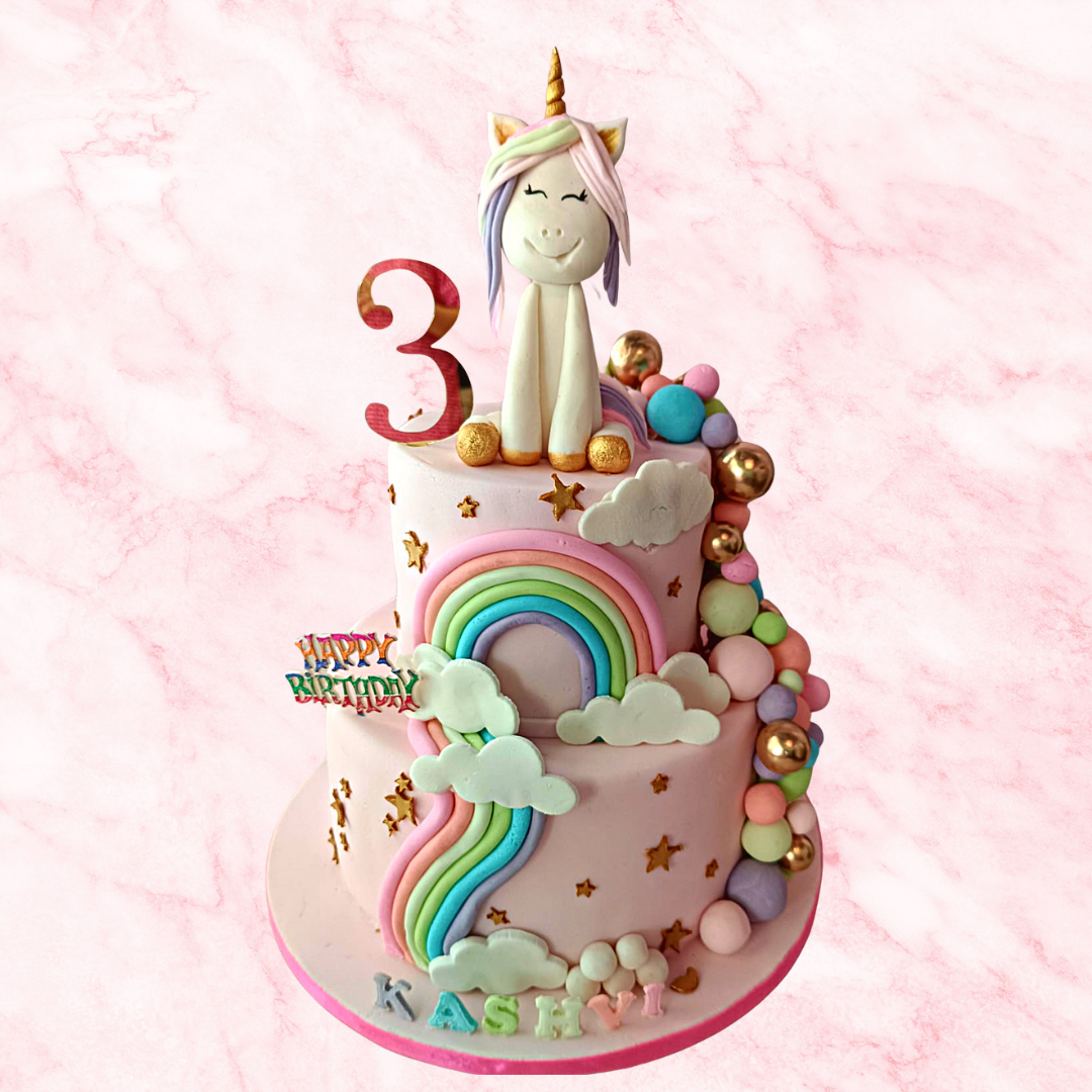 Unicorn Decorated Cake