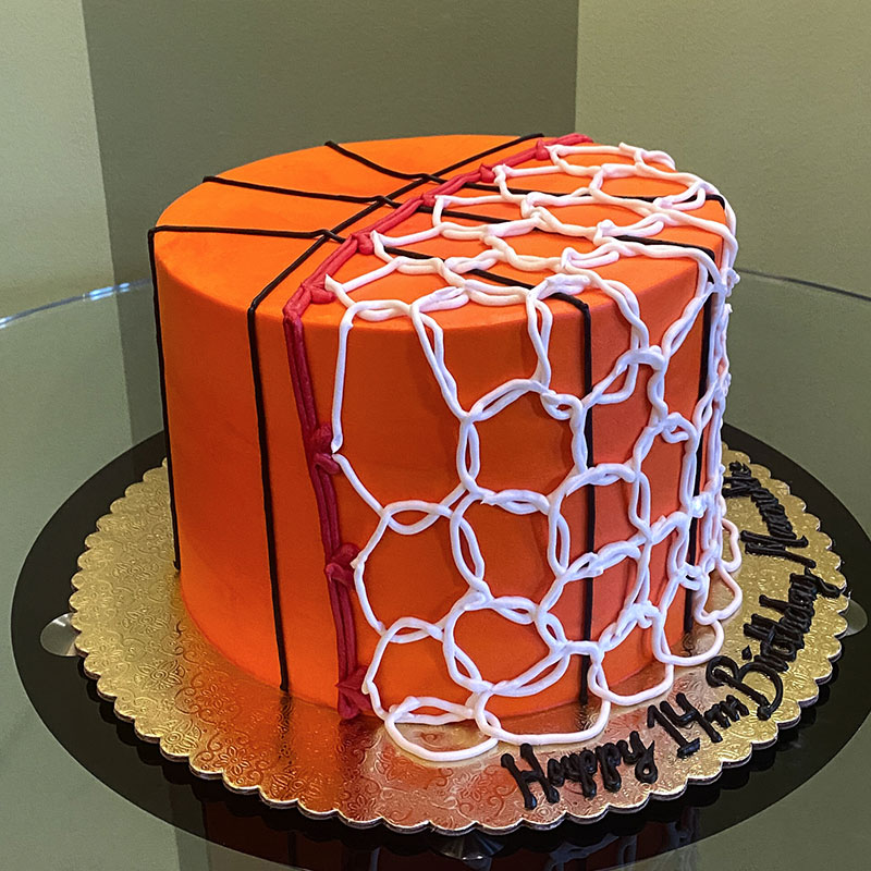 Basketball Decorated Cake