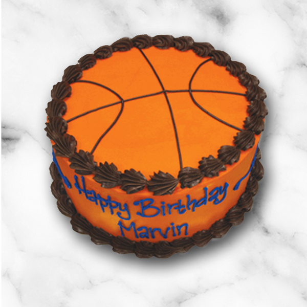 Basketball Decorated Cake