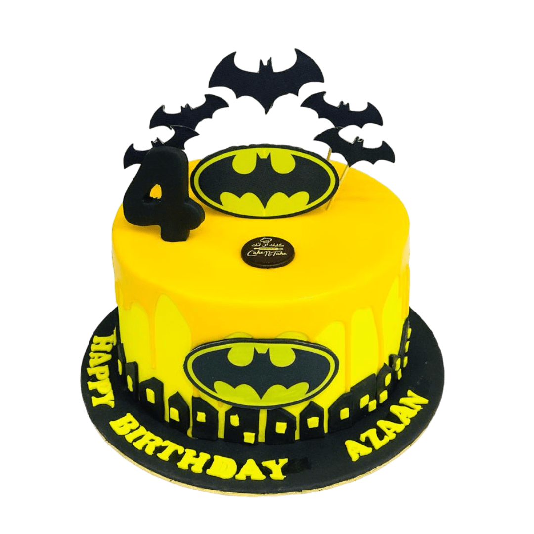 Batman decorated cake