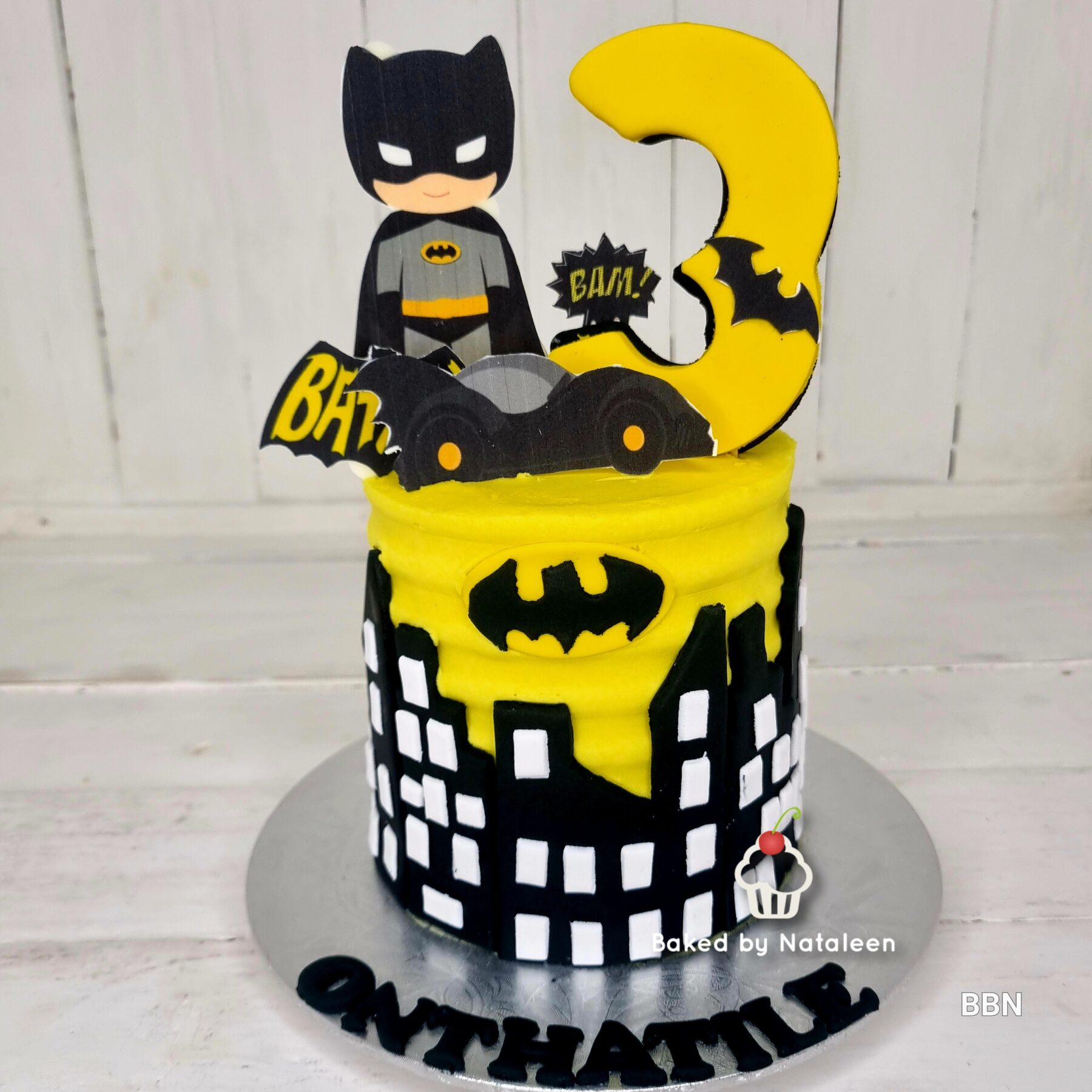 Batman decorated cake