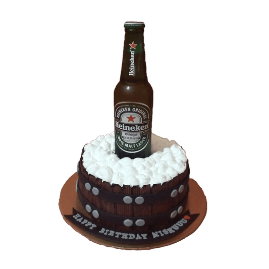 Heineken Decorated Cake