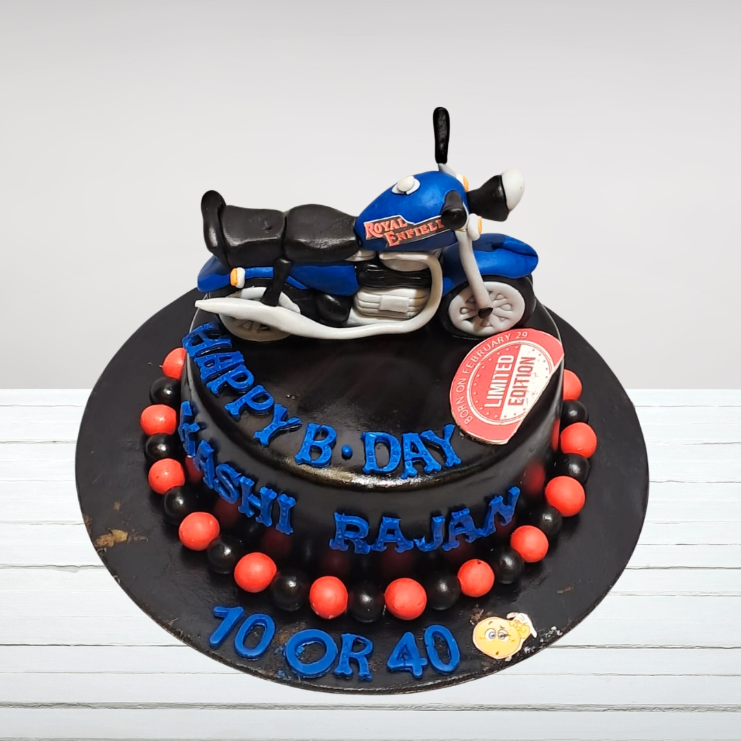 Bike Decorated Cake