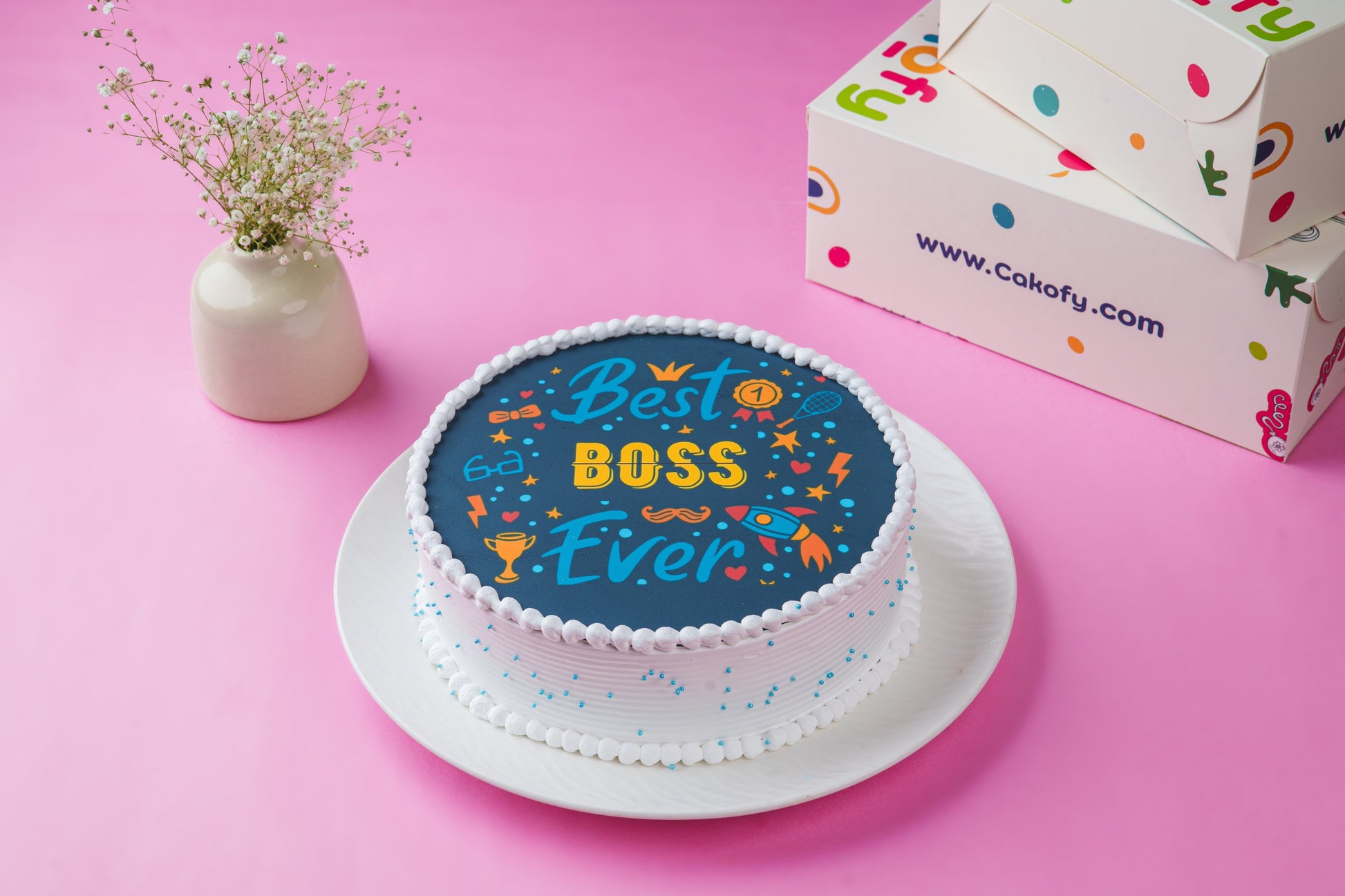 Powerful Boss Decorated Cake