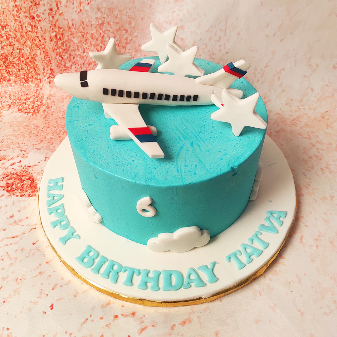 Airplane Decorated Cake