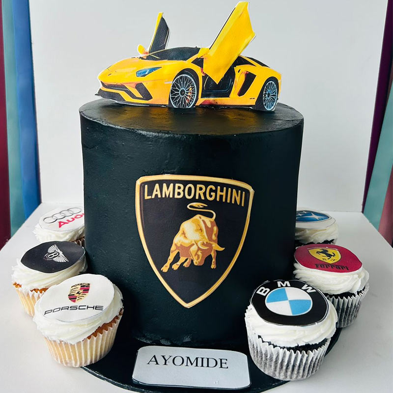 Lamborghini Decorated Cake